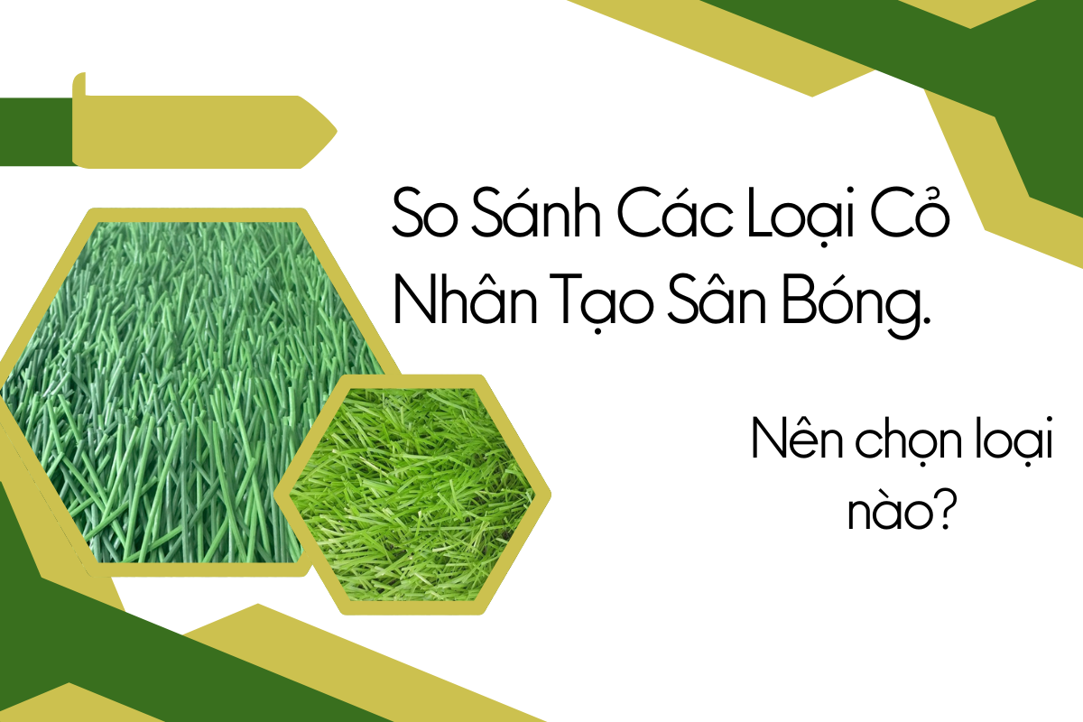 So Sánh Các Loại Cỏ Nhân Tạo Sân Bóng – Chọn Loại Nào?