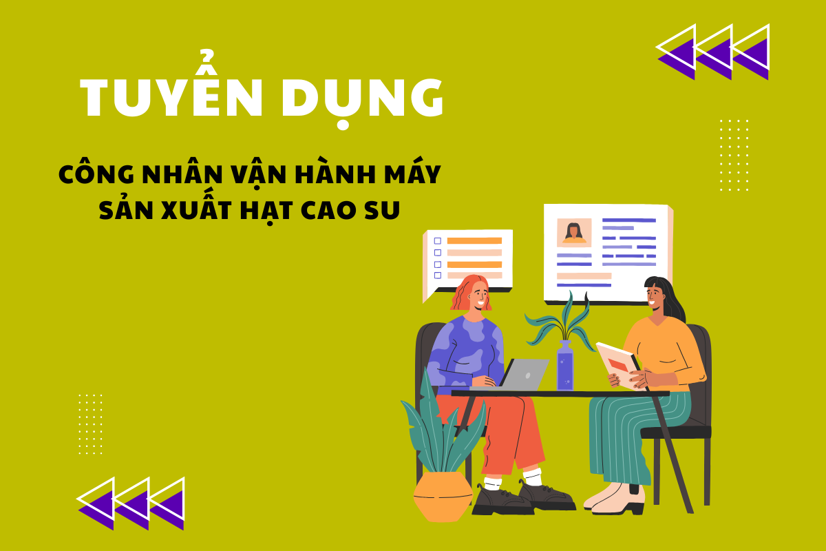Khanhphatsports.com Tuyển Gấp: 02 Công Nhân Vận Hành Máy Sản Xuất Hạt Cao Su