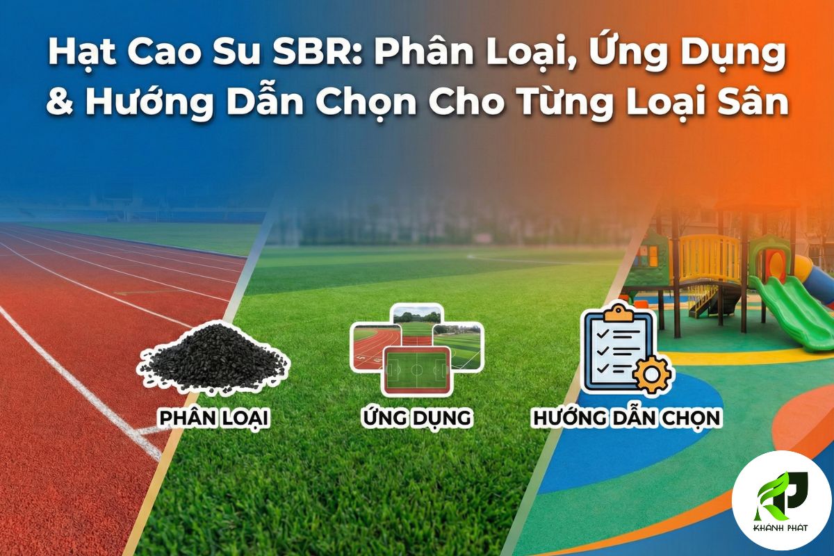 Hạt Cao Su SBR: Phân Loại, Ứng Dụng & Hướng Dẫn Chọn Cho Từng Loại Sân