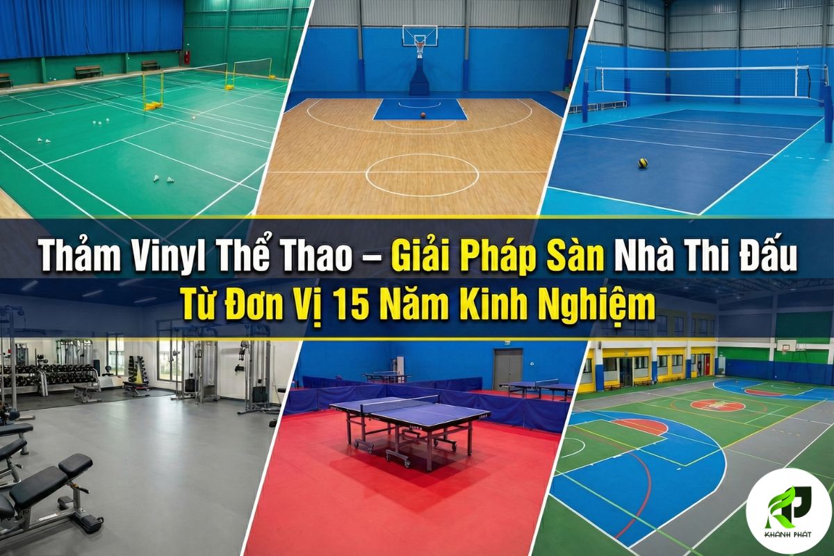 Thảm Vinyl Thể Thao – Giải Pháp Sàn Nhà Thi Đấu Từ Đơn Vị 15 Năm Kinh Nghiệm