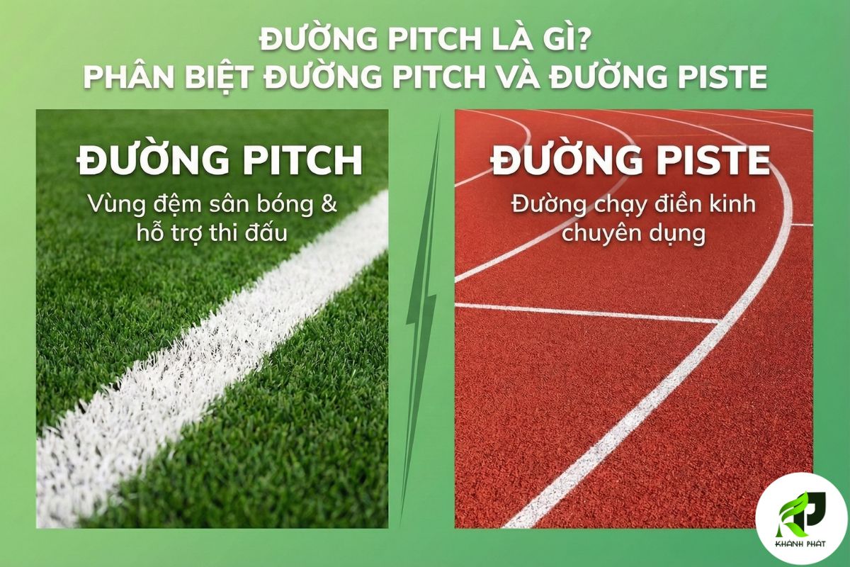 Đường Pitch là gì? Phân biệt đường Pitch và đường Piste