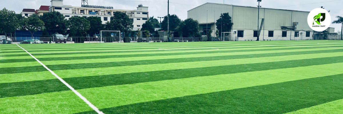 Thi Công Sân Bóng Cỏ Nhân Tạo Chuyên Nghiệp 7 Nghiệm thu sân bóng hoàn thiện