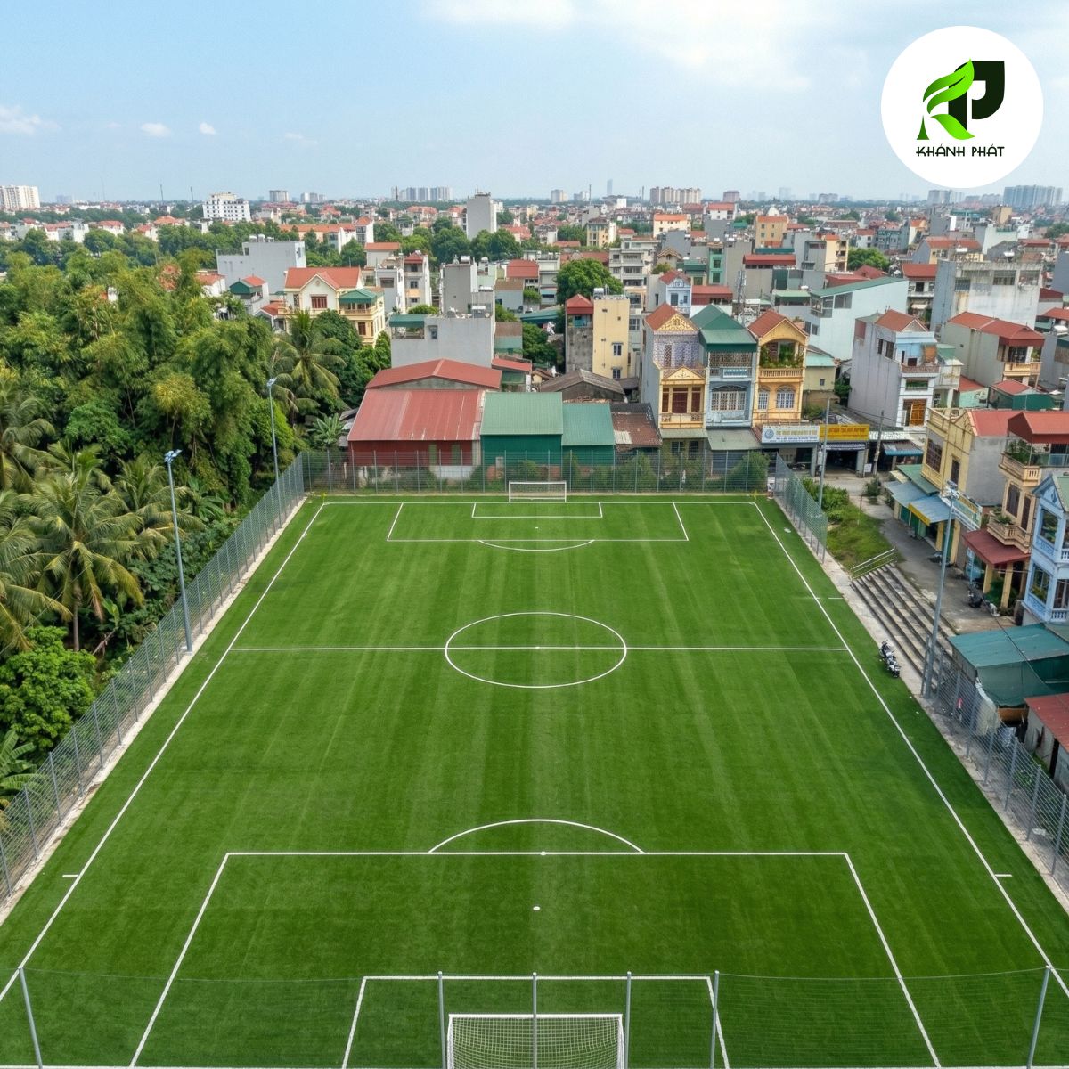 Sân bóng đá cỏ nhân tạo Khánh Phát Sports