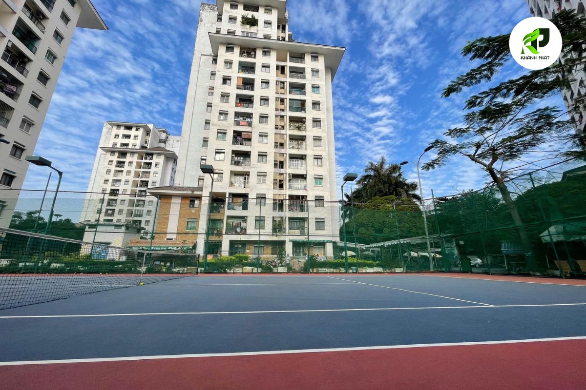 Thi Công Sân Tennis Chuyên Nghiệp Chuẩn ITF 11 Sân Tennis Khu Đô Thị TP.HCM