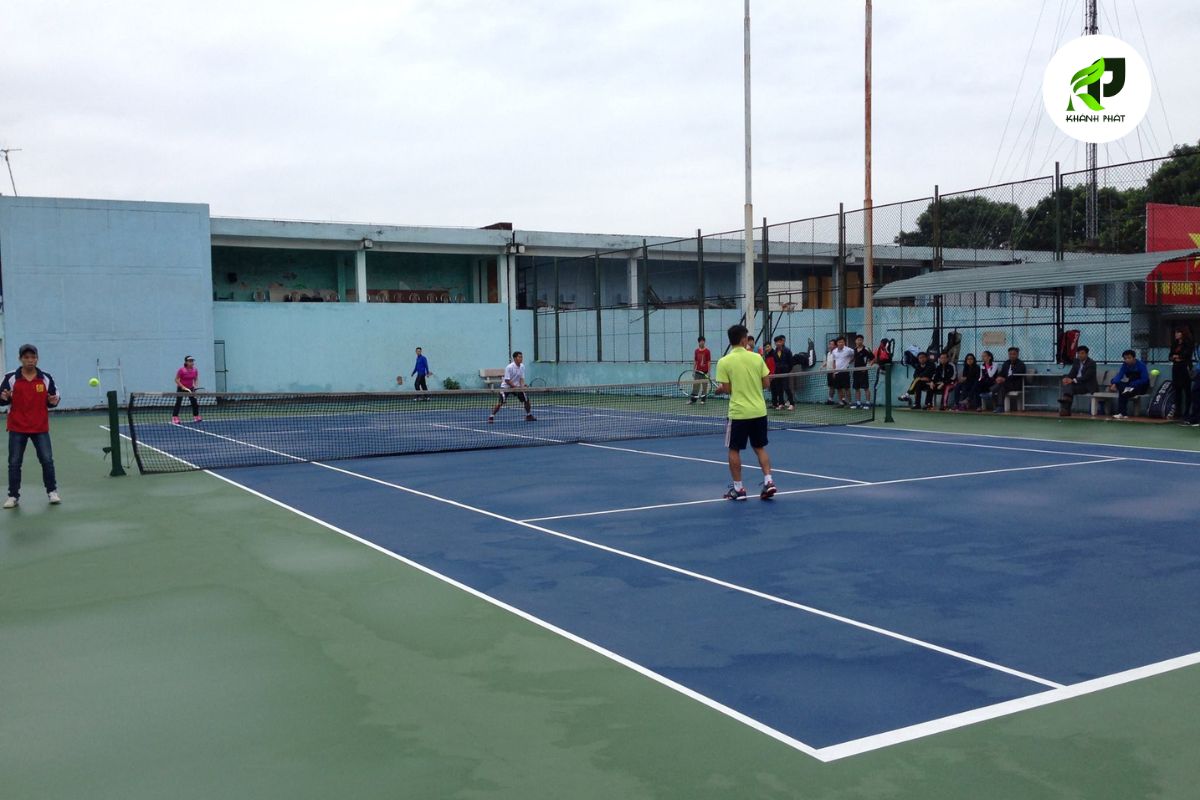 Thi Công Sân Tennis Chuyên Nghiệp Chuẩn ITF 8 Sân Tennis PTSC Thanh Hóa