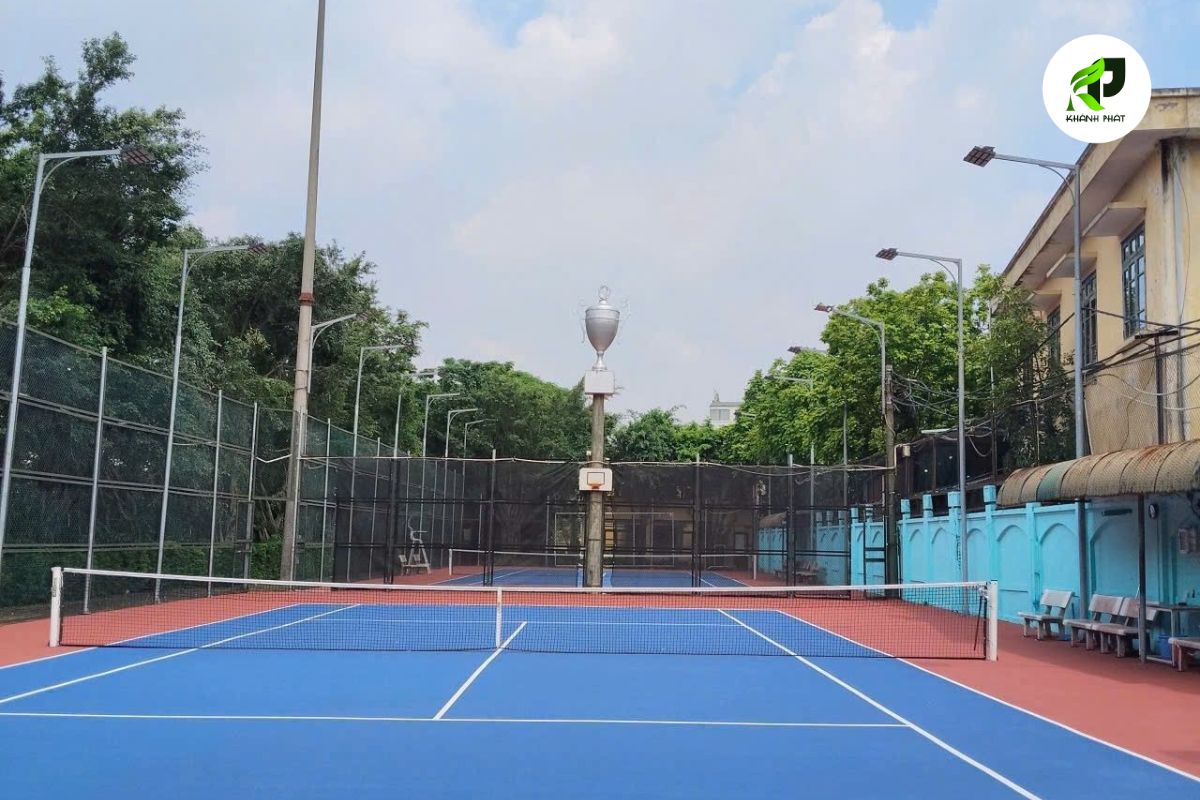 Thi Công Sân Tennis Chuyên Nghiệp Chuẩn ITF 12 Sân Tennis Trường Quốc Tế