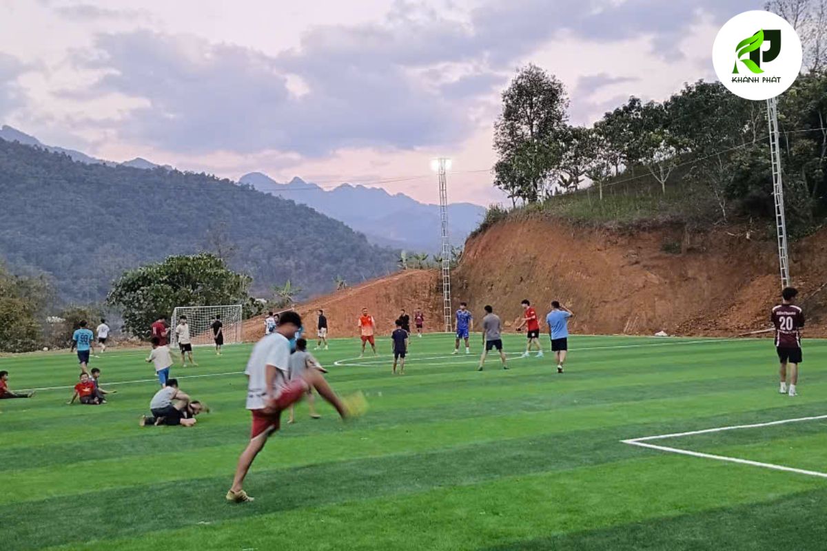 san co nhan tao 7 nguoi co luoi chan va den khanh phat