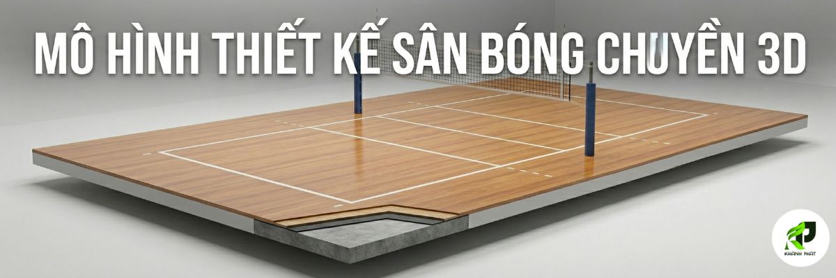 Khảo sát mặt bằng thi công sân bóng chuyền